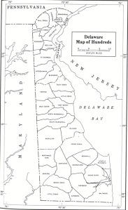Map of Delaware Hundreds